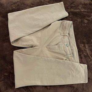 Talbots khaki size 14 high waist ankle Jegging
